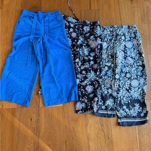 LOFT Kids Casual Bottoms Set - Blue and Floral